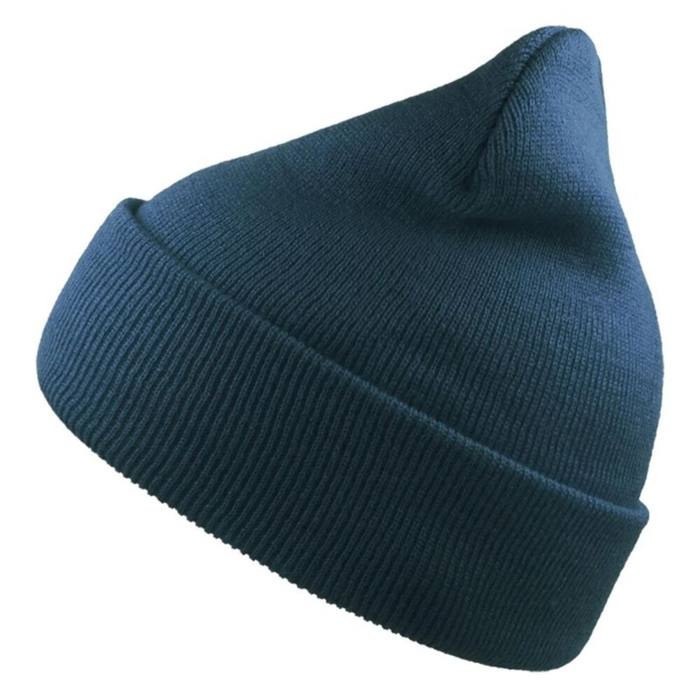 Atlantis Unisex Adult Wind Recycled Cuffed Beanie / Petrol